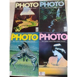 Marshall Cavendish The Photo Magazine 1981 Lot Of Four